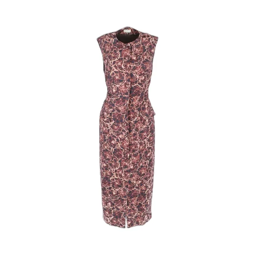 Sleeveless Floral Printed Dress