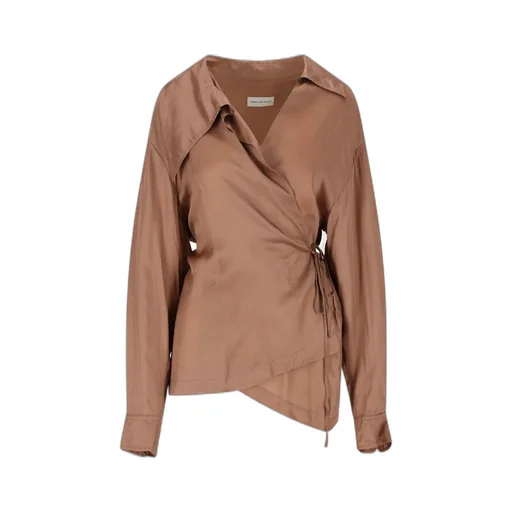 Tied V-Neck Top