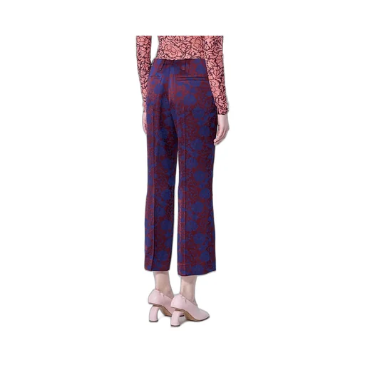 Jacquard Cropped Pants