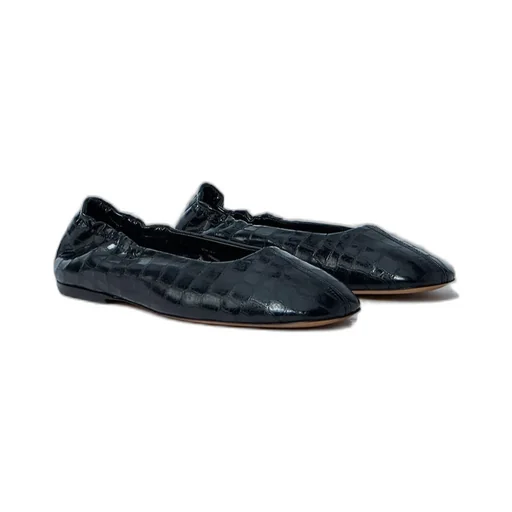 Embossed Ballerina Flats
