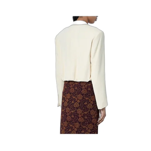 Cropped Tailored Blazer