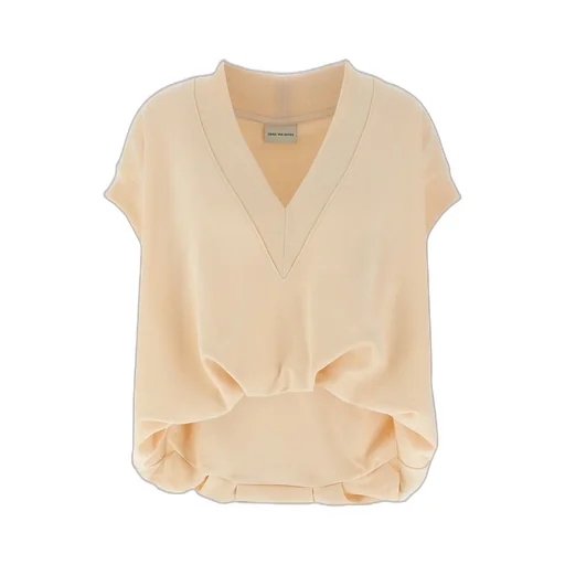 Hann V-Neck Short-Sleeved Sweatshirt