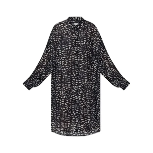 Graphic Printed Long Sleeved Dress