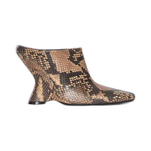 Embossed Sabot Boots