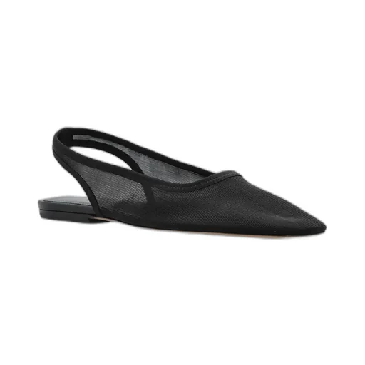 Mesh Slingback Flats