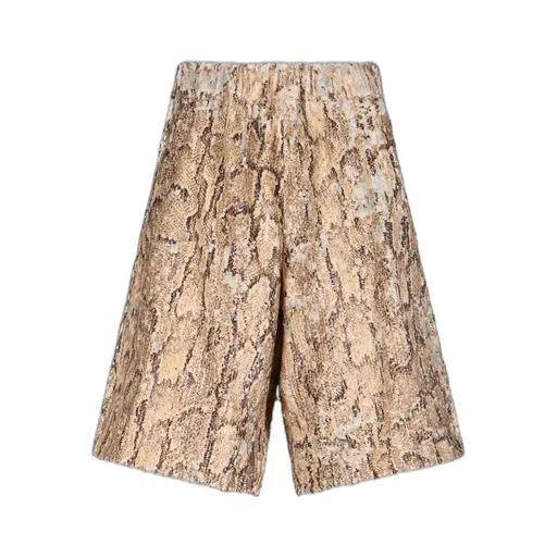 Sequined Pomy Bermuda Shorts