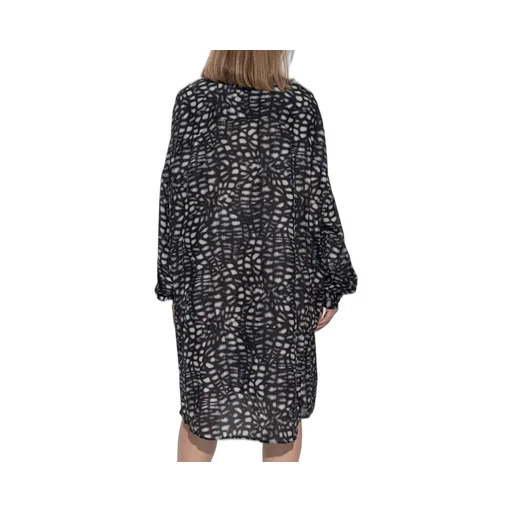 Graphic Printed Long Sleeved Dress