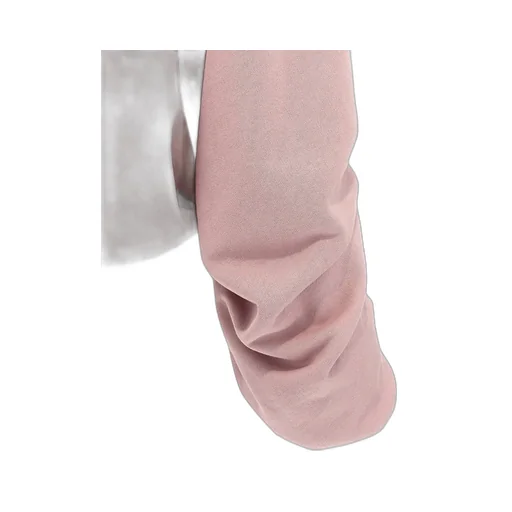 Long-Sleeved Draped Hoodie