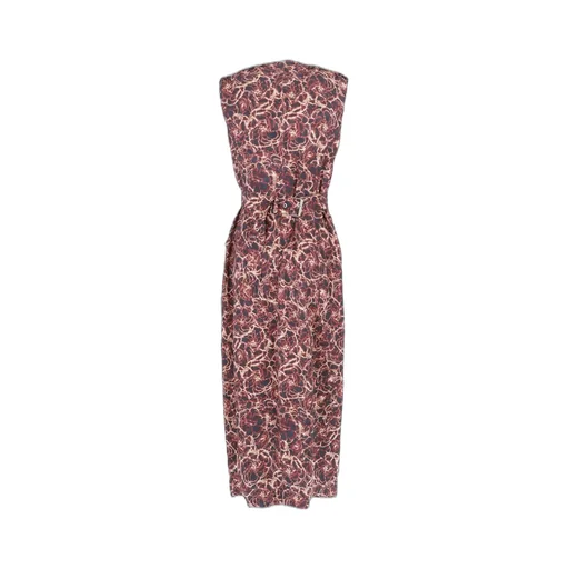 Sleeveless Floral Printed Dress