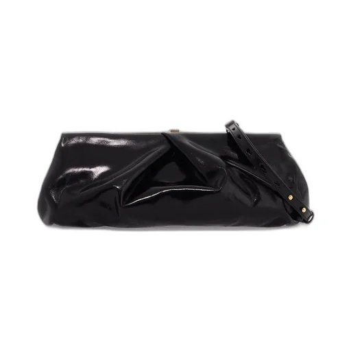 Logo Embossed Large Clutch Bag