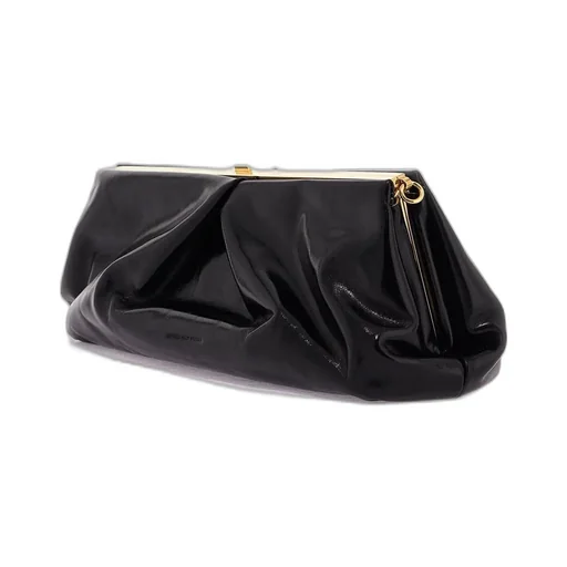 Logo Embossed Large Clutch Bag