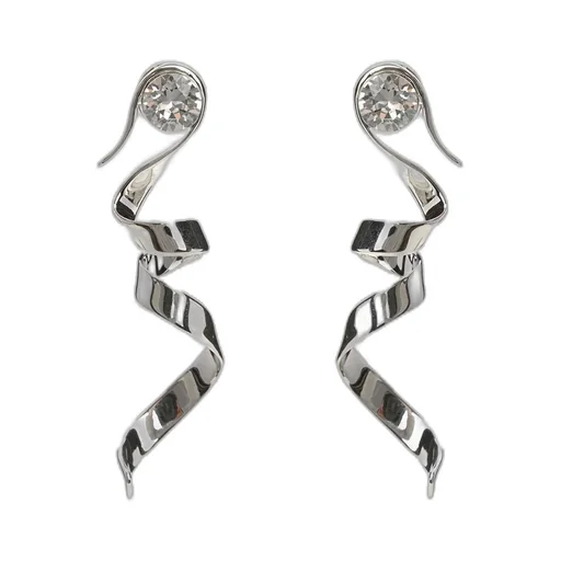 Swirl Embellished Earrings