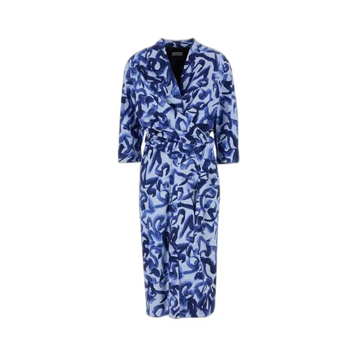 All-Over Printed Midi Dress