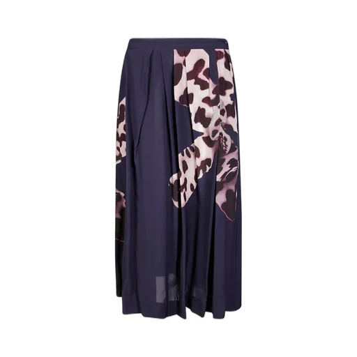 Pleated Midi Skirt