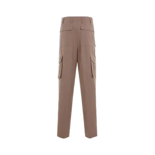 Button Detailed Straight Leg Pants