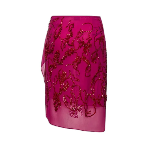 Sequin Embellished Midi Skirt