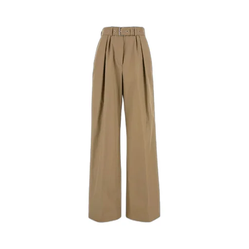 Belted Wide-Leg Trousers