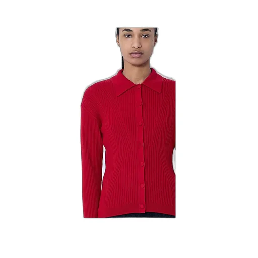 Ribbed Knit Cardigan