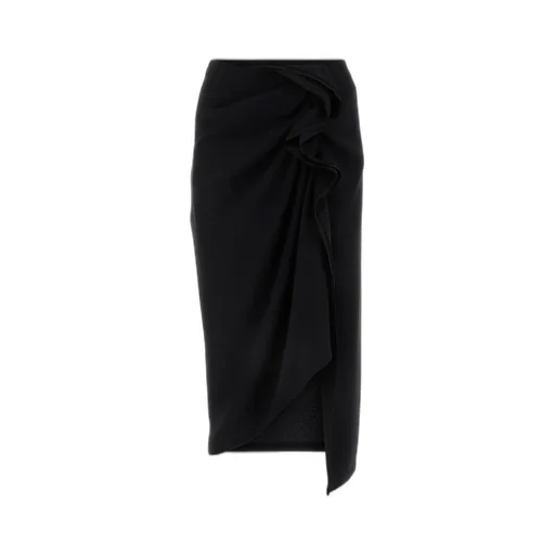 Draped Midi Skirt