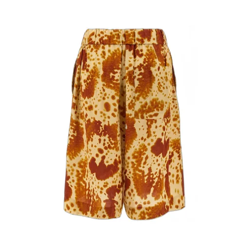Patterned Bermuda Shorts