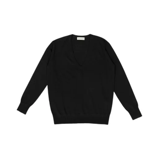 Loose-Fit V-Neck Jumper