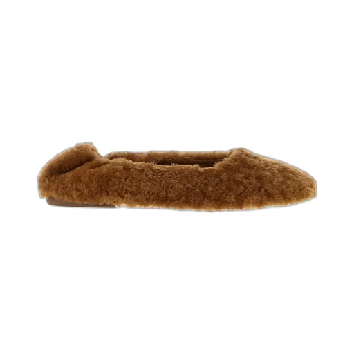 Fur Ballet Flats