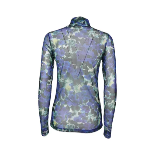 Floral Printed High-Neck Top