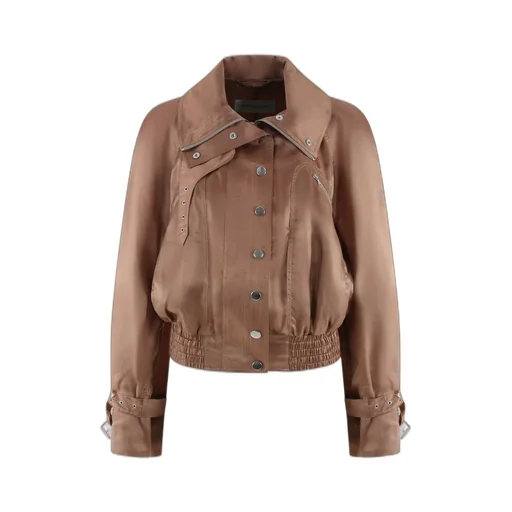 High-Neck Bomber Jacket