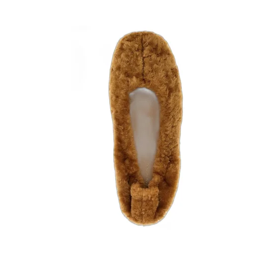 Fur Ballet Flats