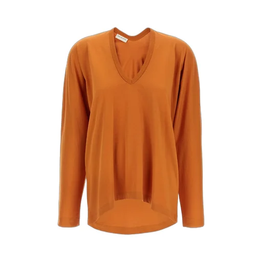 Long-Sleeved V-Neck T-Shirt