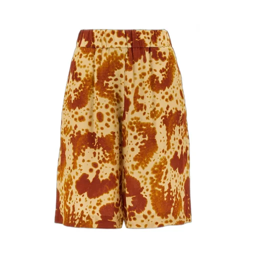 Patterned Bermuda Shorts