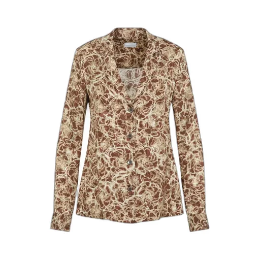 All-Over Patterned Button-Up Shirt
