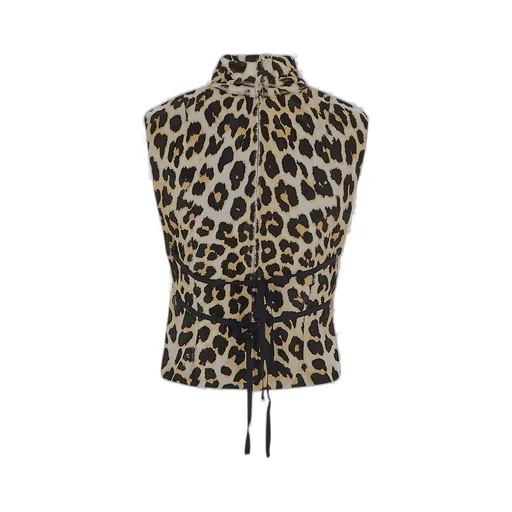 Leopard Printed Sleeveless Top