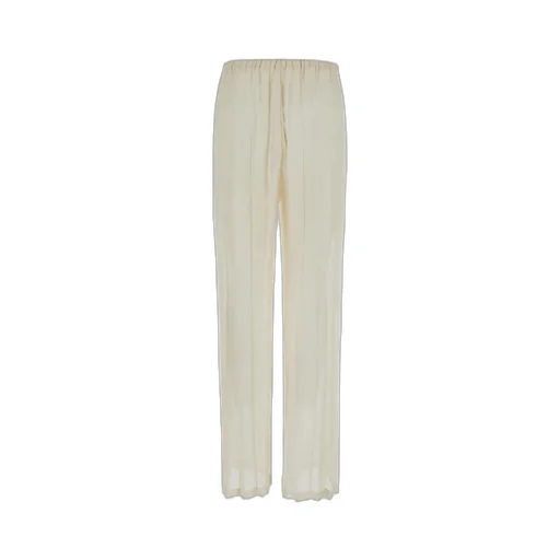 Sheer Pleated Trousers