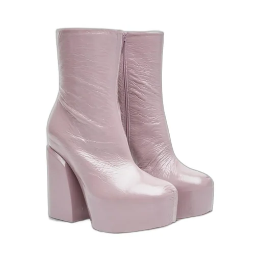 Zippedd Platform Boots