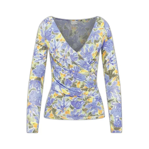 Floral Print V-Neck Top