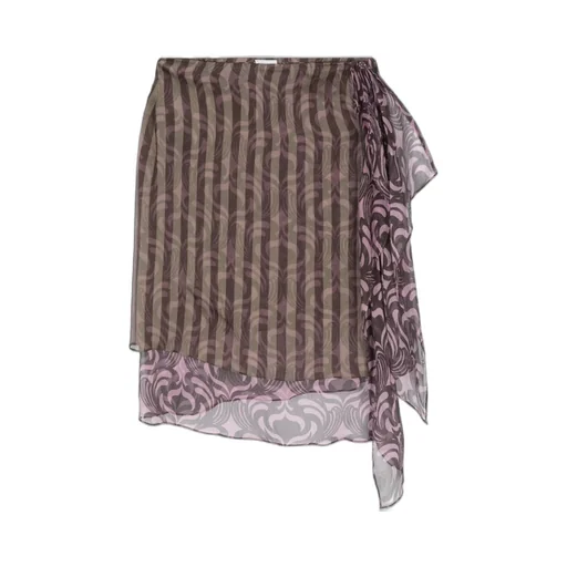 Asymmetric Mini Skirt