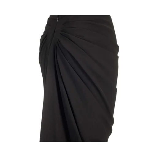 Ruched Detailed Midi Skirt