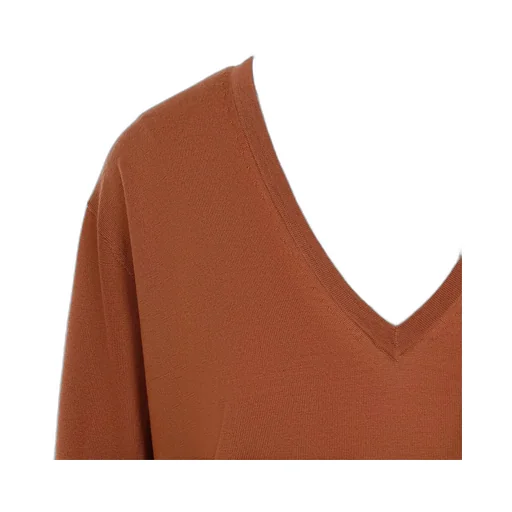 V-Neck Knitted Jumper