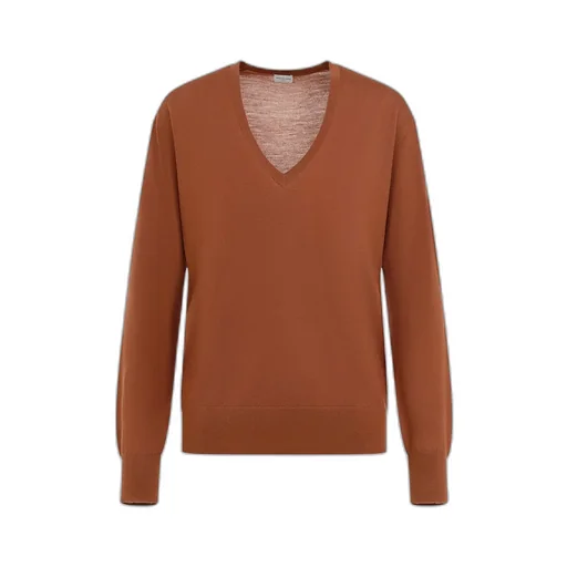 V-Neck Knitted Jumper
