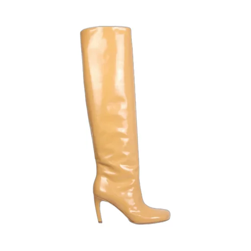 Round-Toe Knee-Length Boots