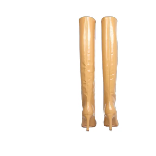 Round-Toe Knee-Length Boots