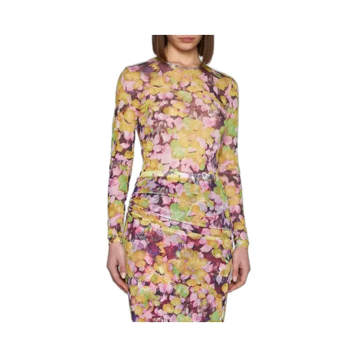 Floral Printed Sheer Top