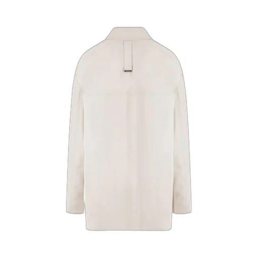 Buttoned Long-Sleeved Shirt Jacket
