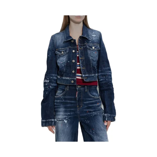 Medium Spots Wash Dean Distressed Jean Jacket