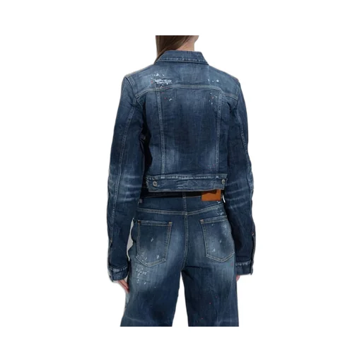 Medium Spots Wash Dean Distressed Jean Jacket