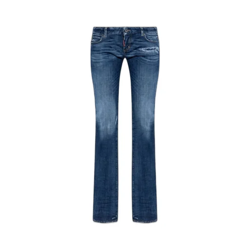 Distressed Bootcut Jeans