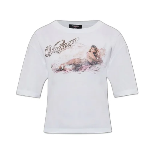 X Vaquera Graphic Printed Crewneck T-Shirt