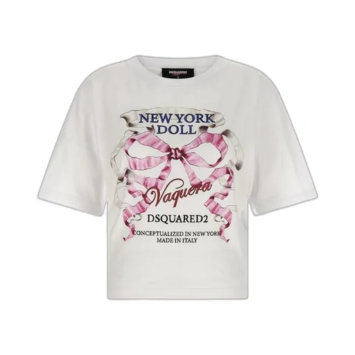 X Capsule Vaquera Graphic Printed Crewneck T-Shirt