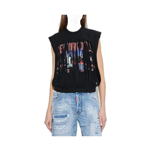 Graphic Printed Tank Top